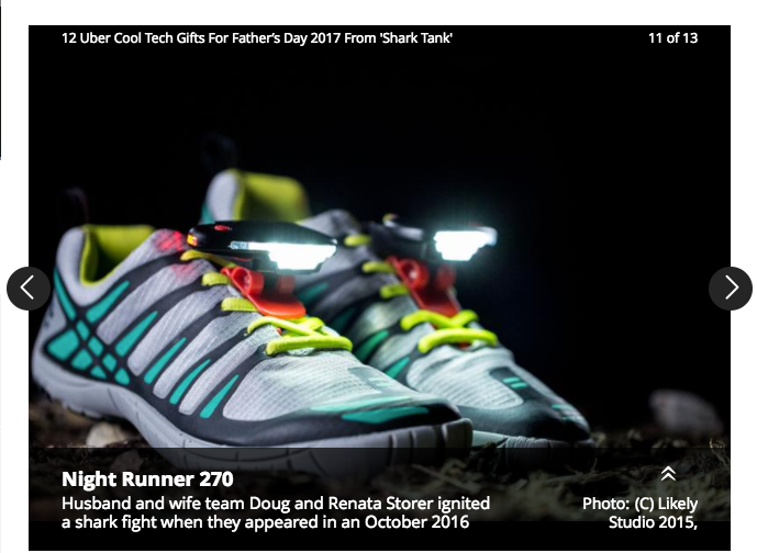 Forbes - Night Runners Are Perfect "New Tech" Gift